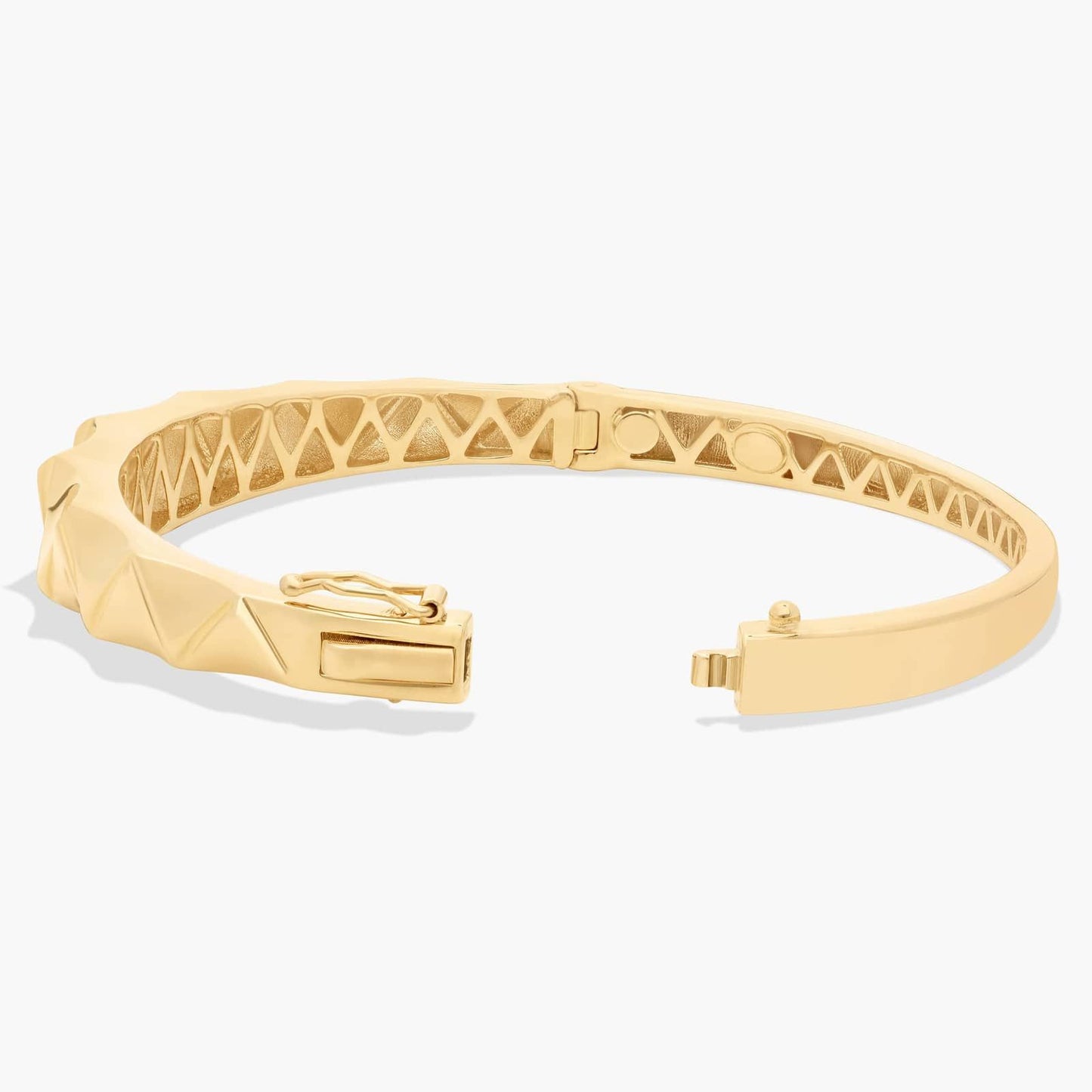 Zig-Zag Bangle Bracelet