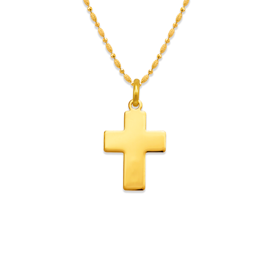 High Polished Cross Pendant