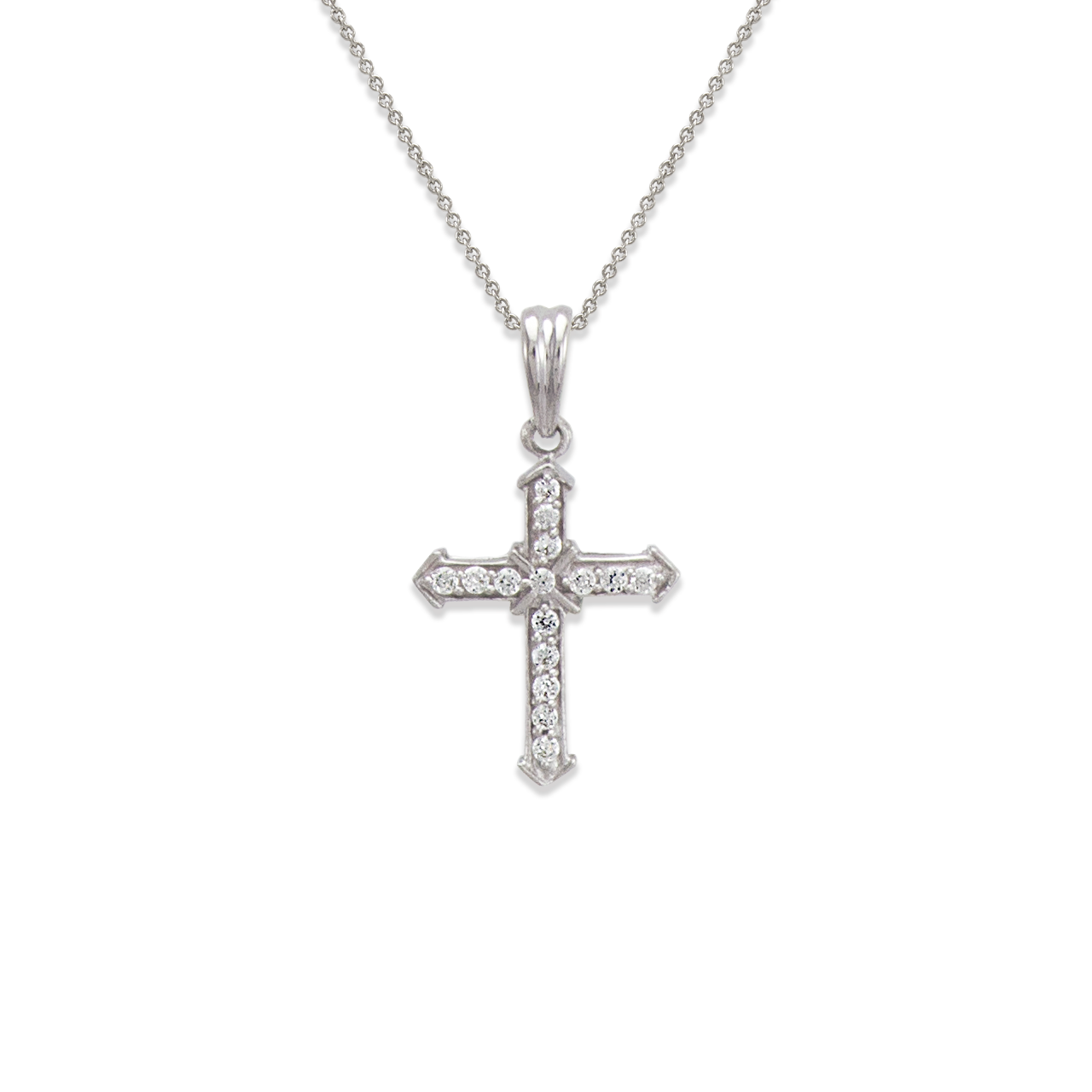 Cross CZ Pendant