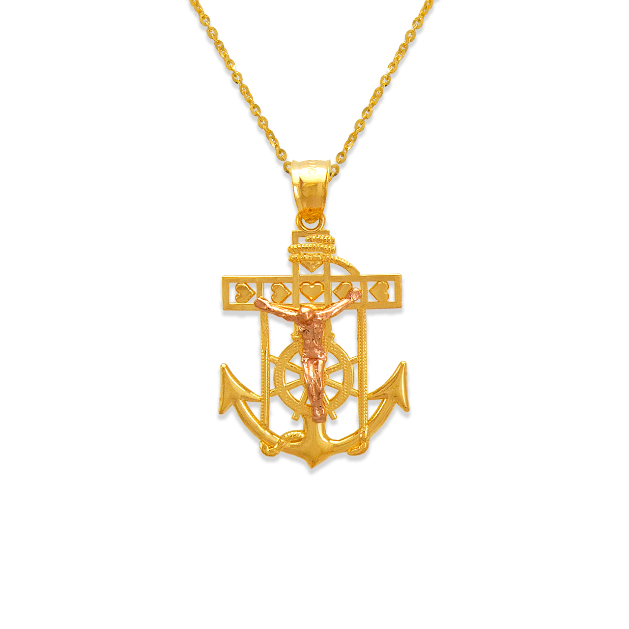 Jesus Anchor Pendant