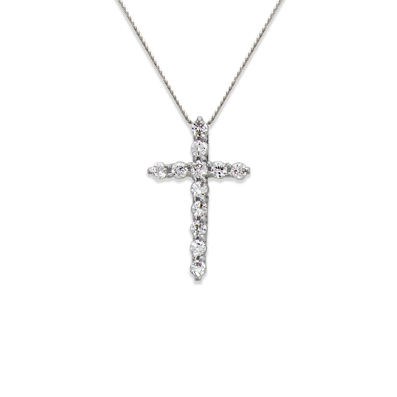 Cross CZ Pendant