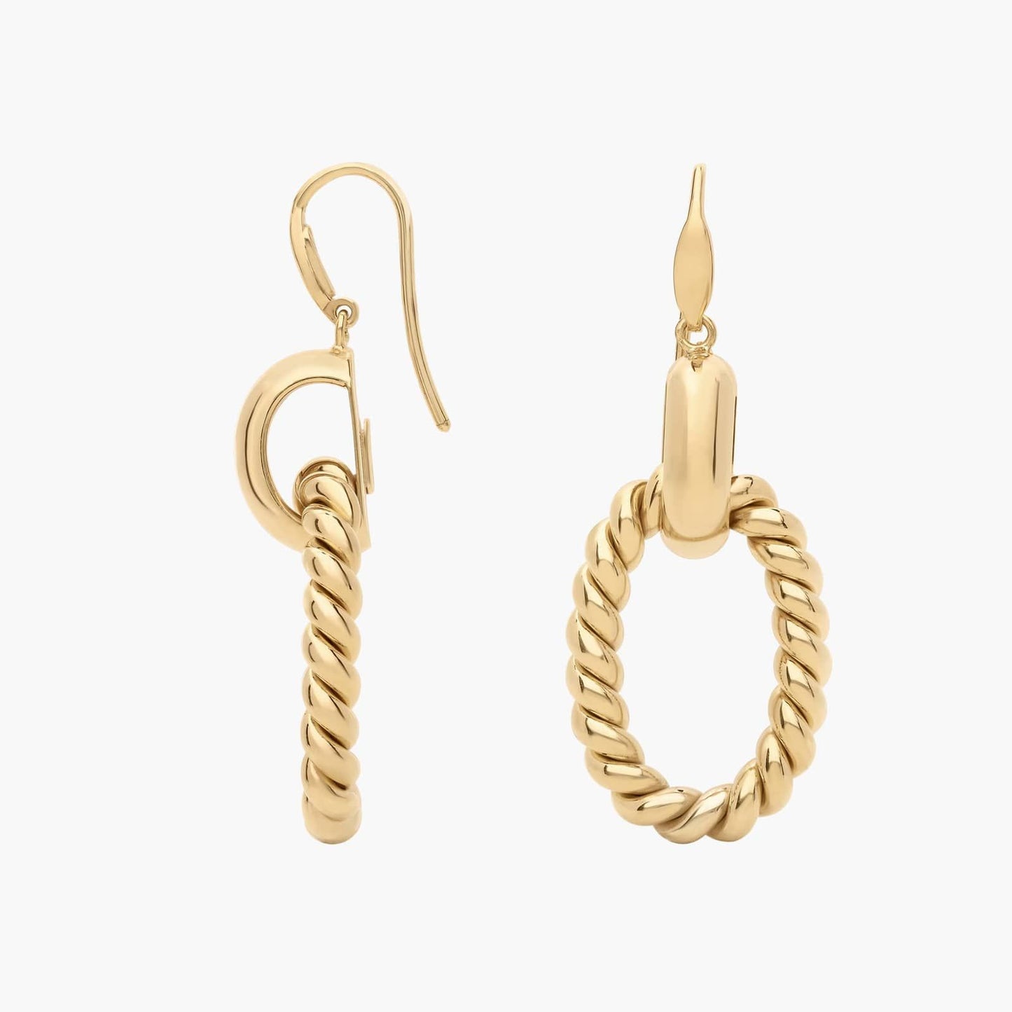 Twisted Loop Dangle Earrings