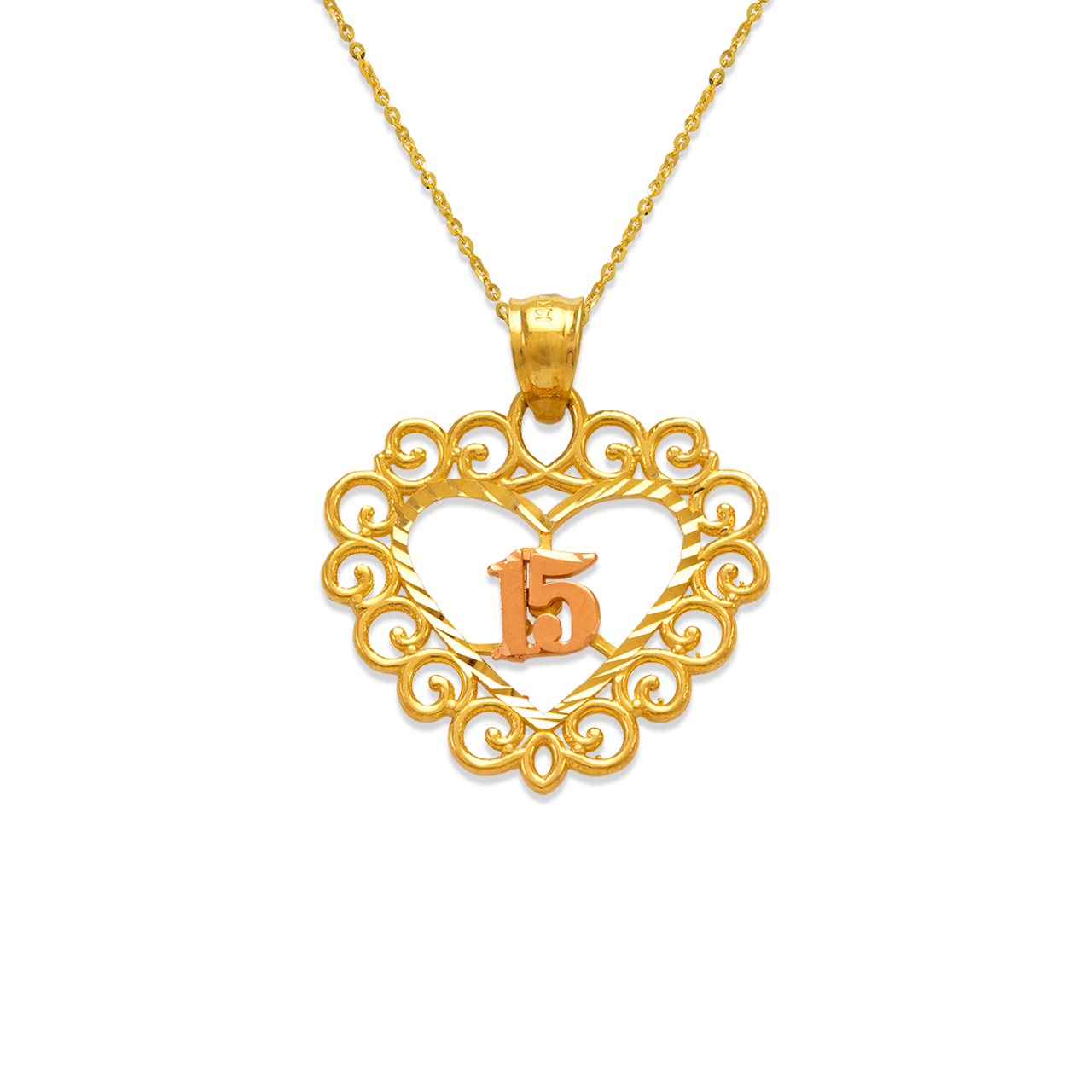 15 Anos Heart Pendant