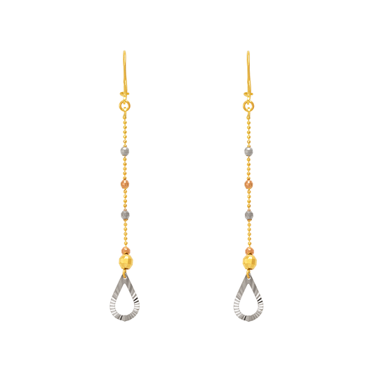 Dangling Teardrop Earrings