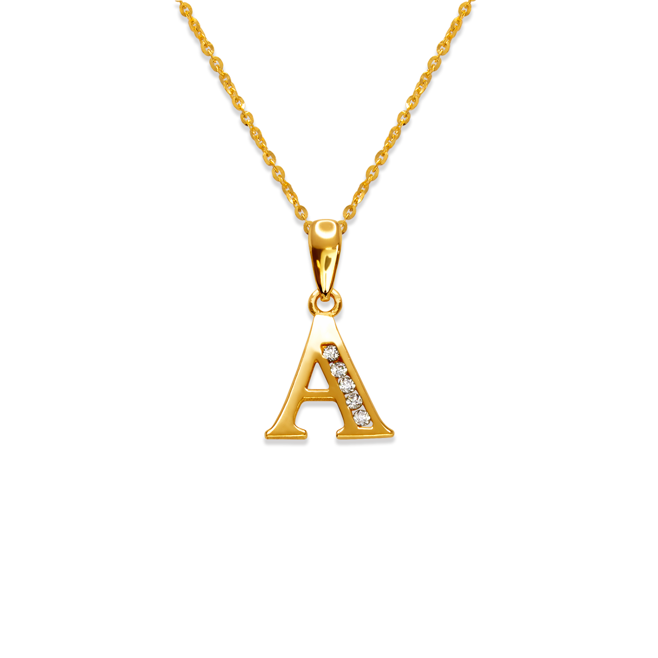 Initial A Pendant