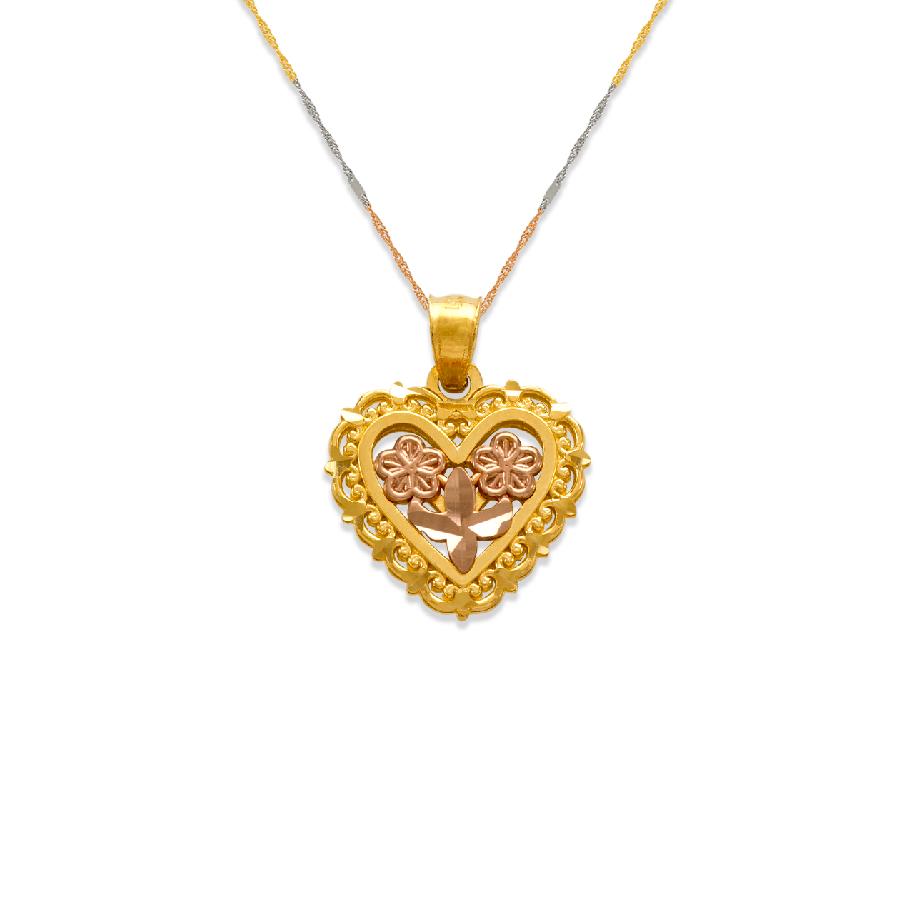 Two-Piece Heart Pendant