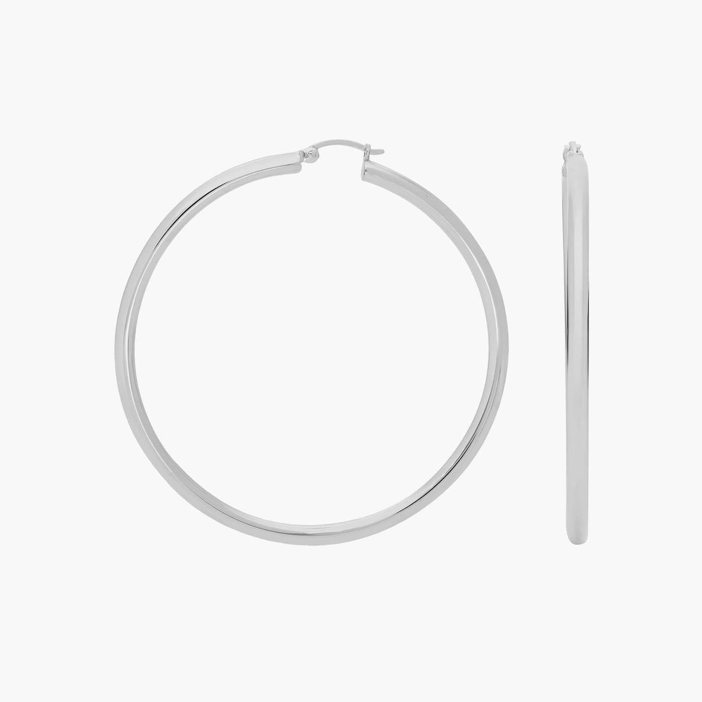 Statement Polished Hoop Earrings