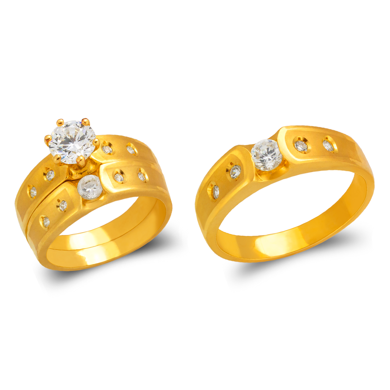 Wedding Trio Ring Set