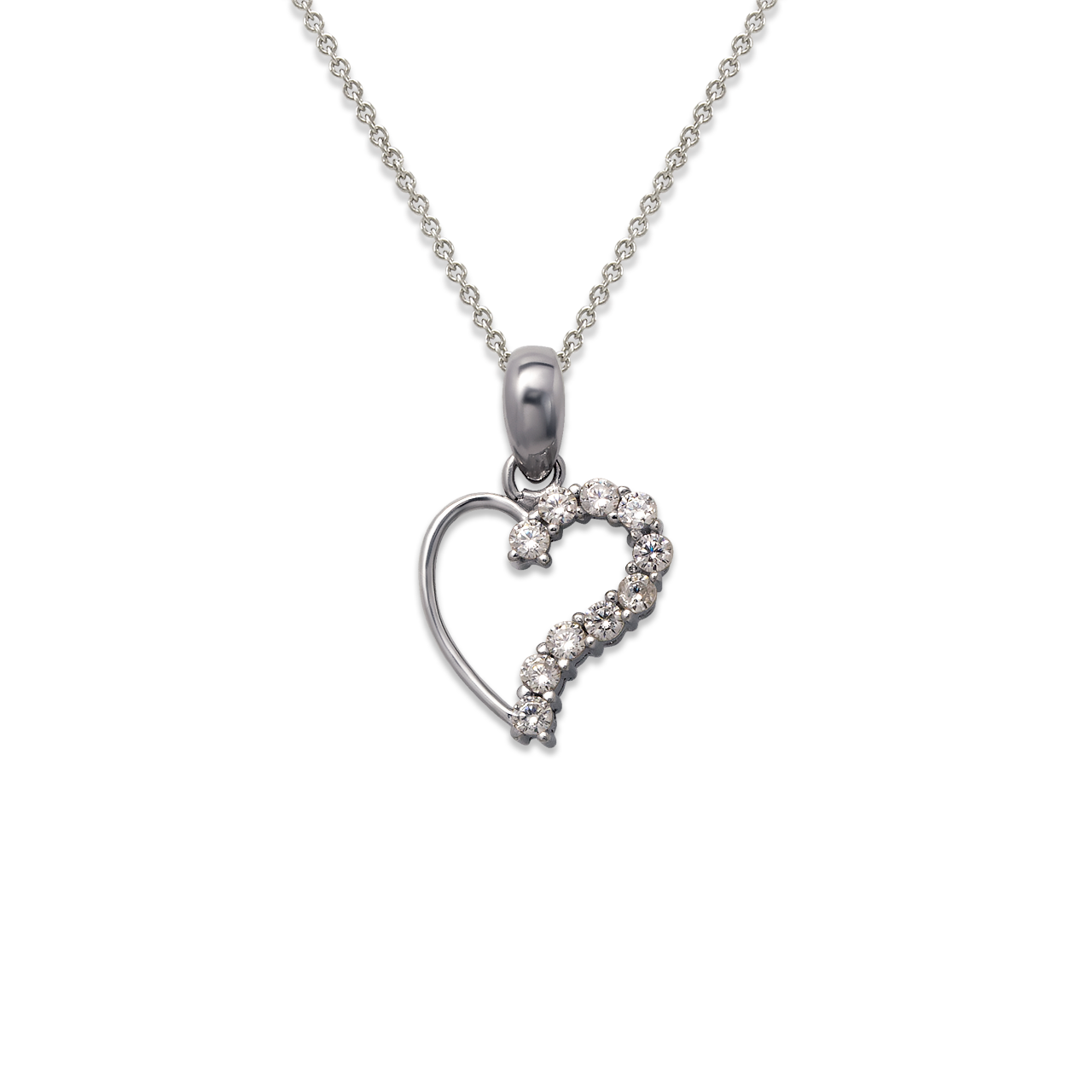 Heart CZ Pendant