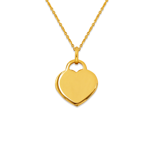 High Polished Heart Pendant