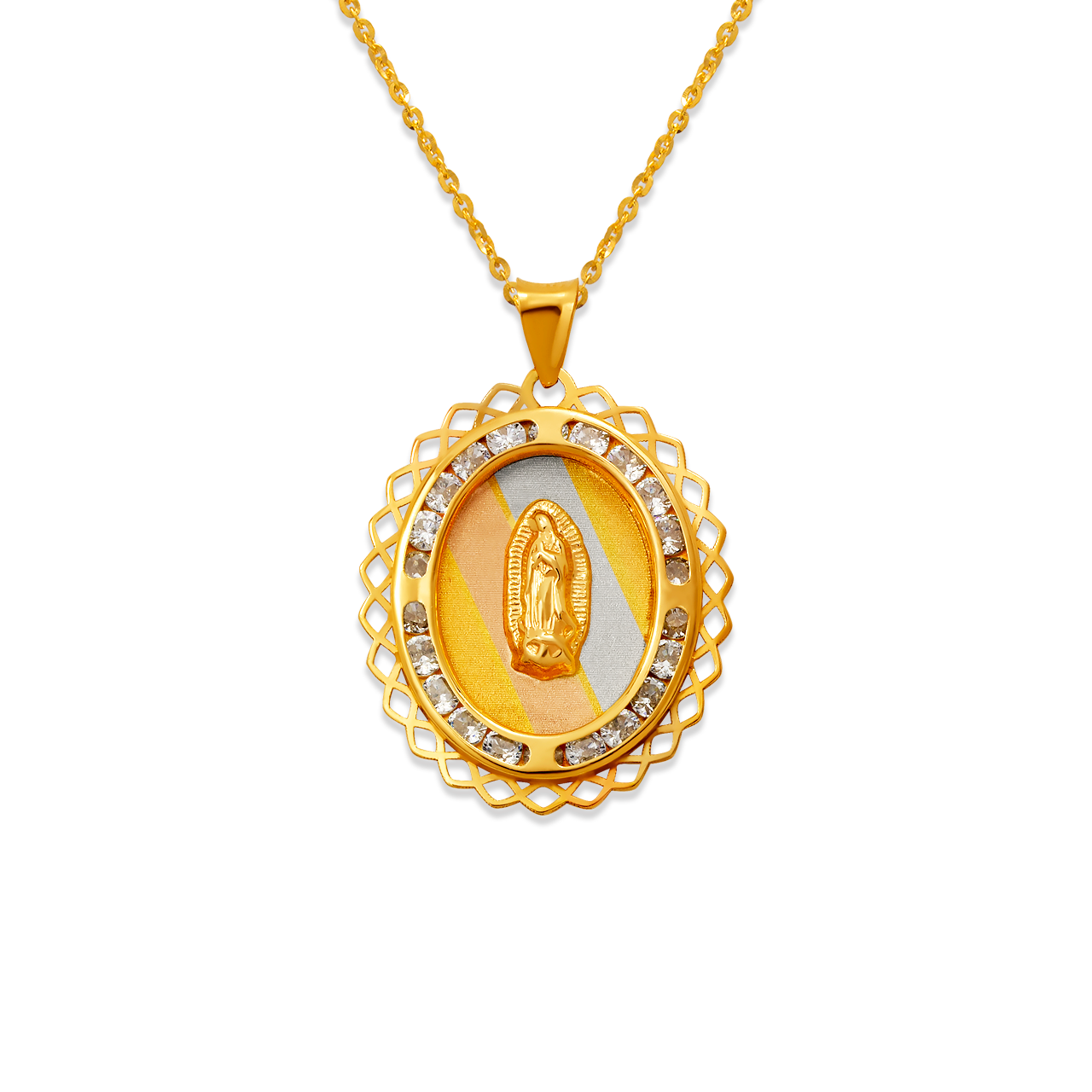 Guadalupe CZ Pendant