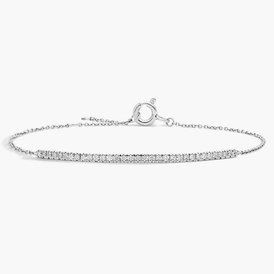 Mini Diamond Bar Bracelet