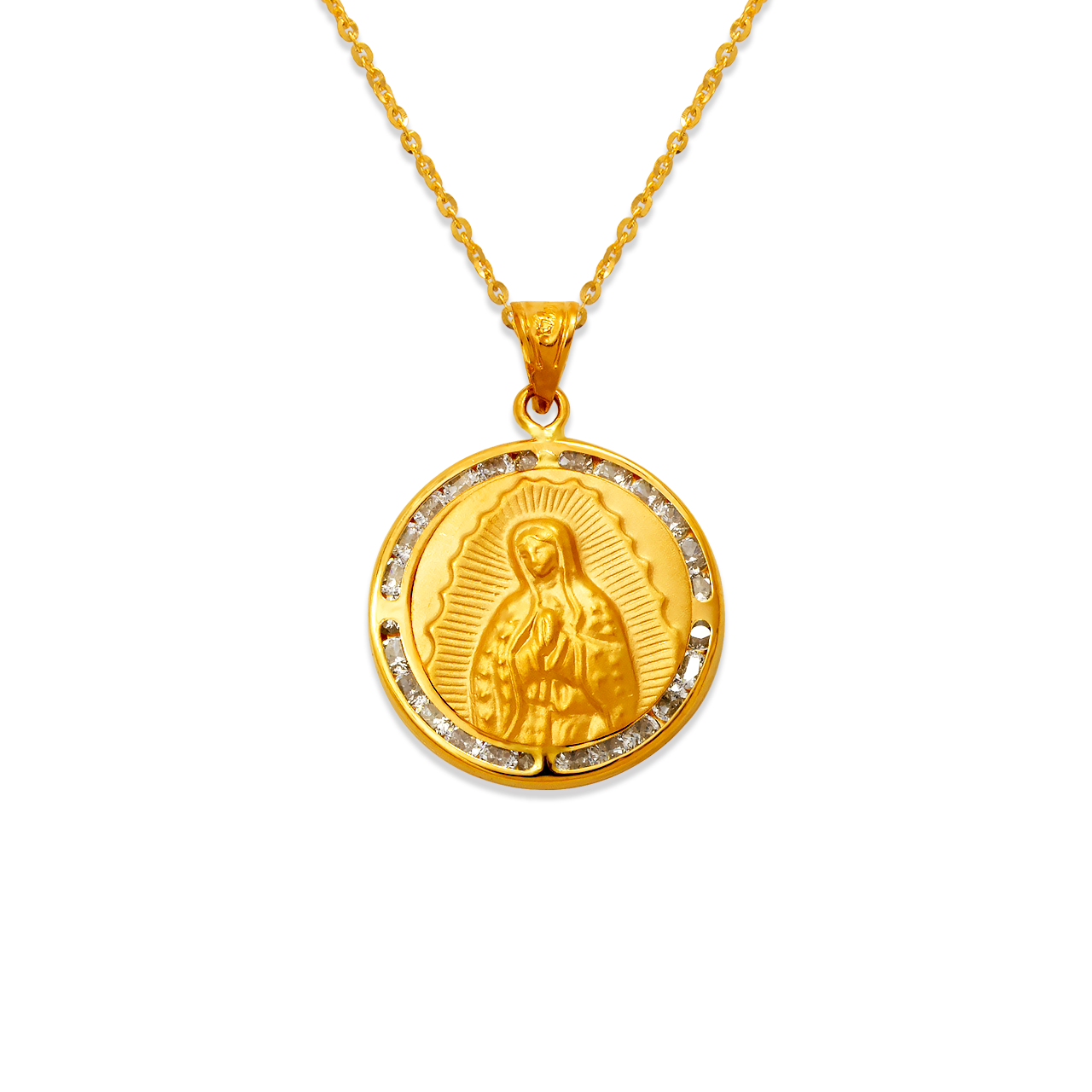 Guadalupe CZ Pendant