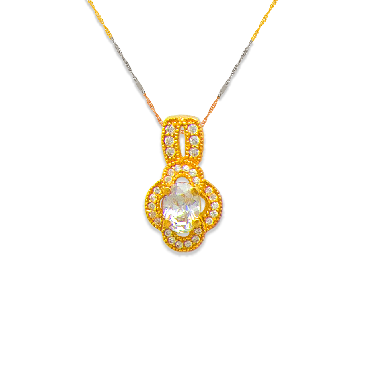 Flower CZ Pendant