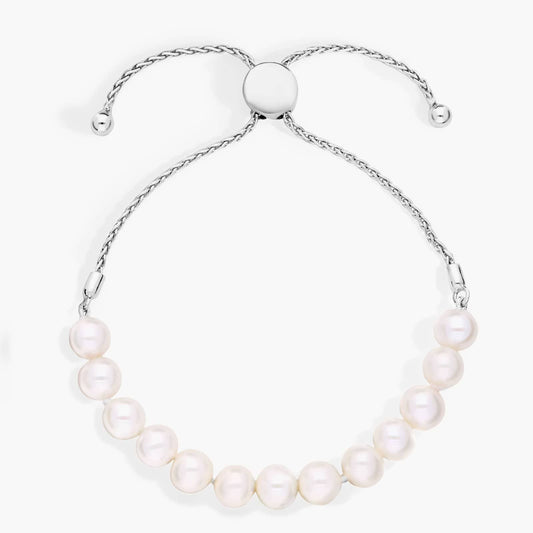 Freshwater Cultured Pearl Bolo Bracelet