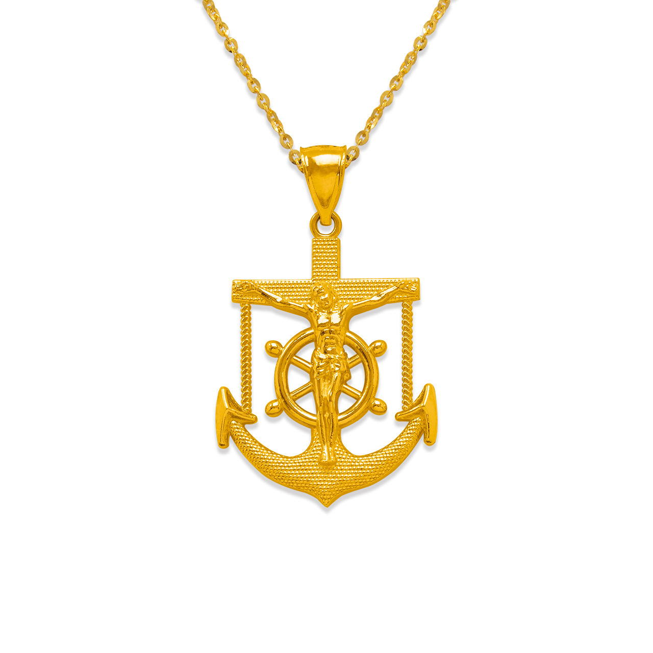 Jesus Anchor Pendant