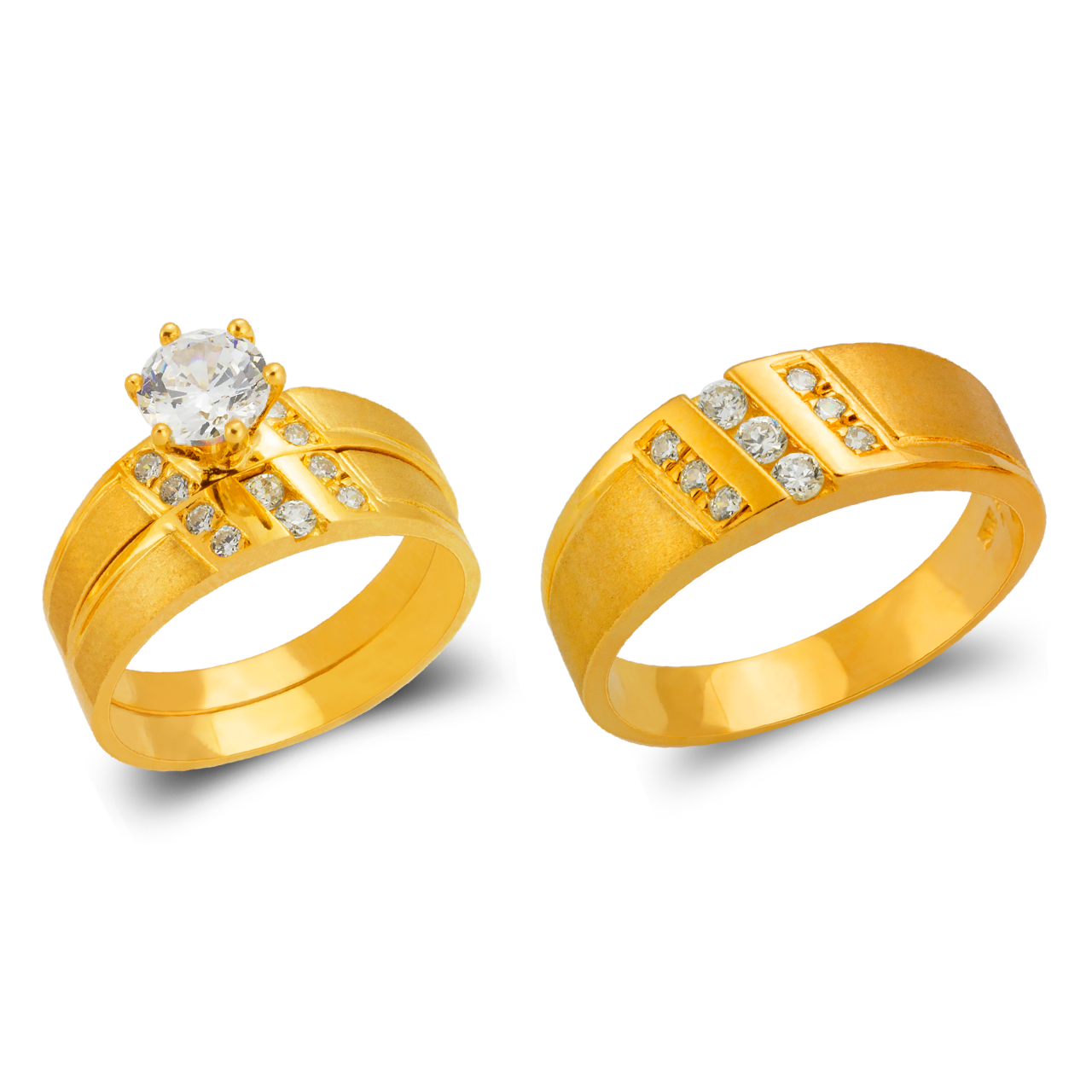 Wedding Trio Ring Set