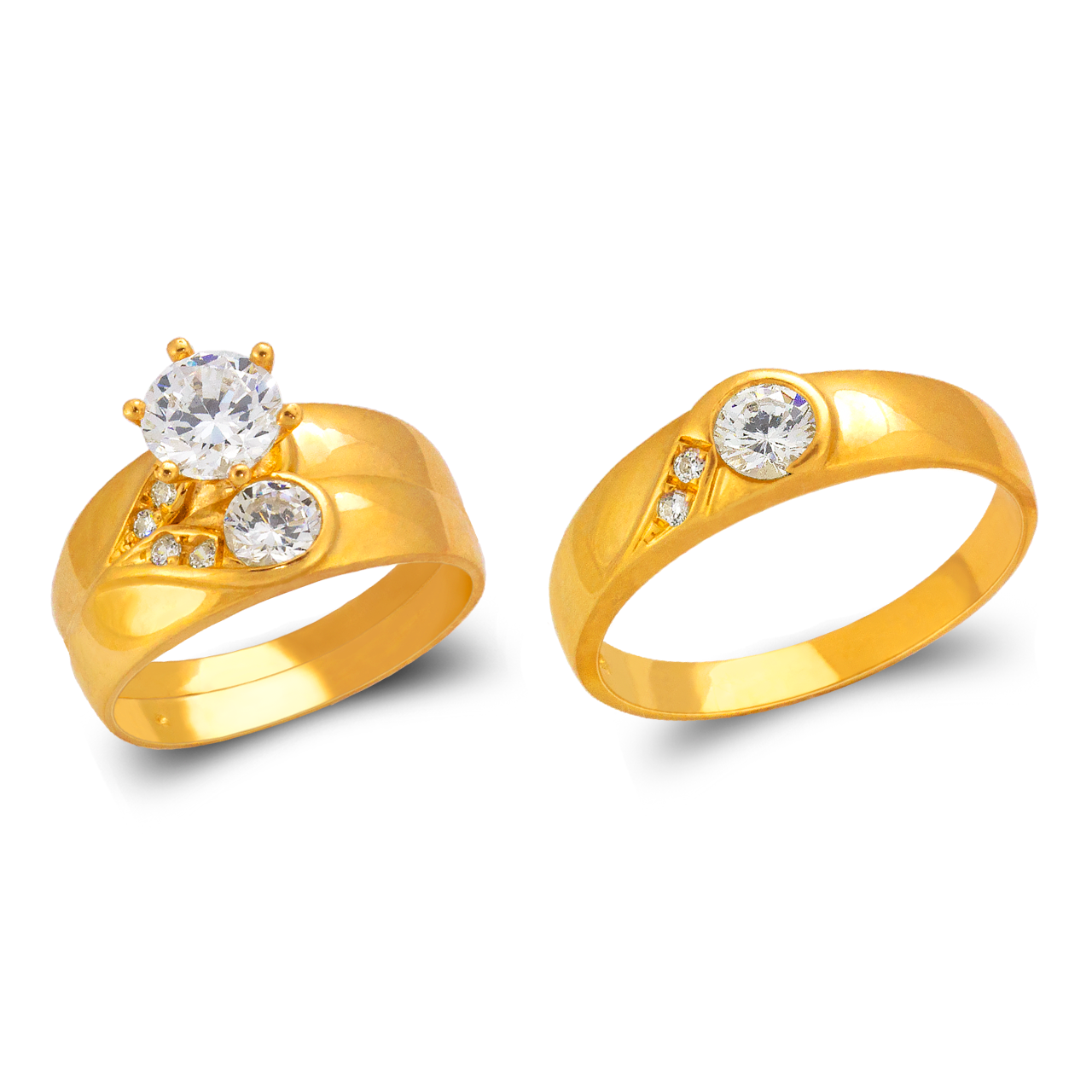 Wedding Trio Ring Set