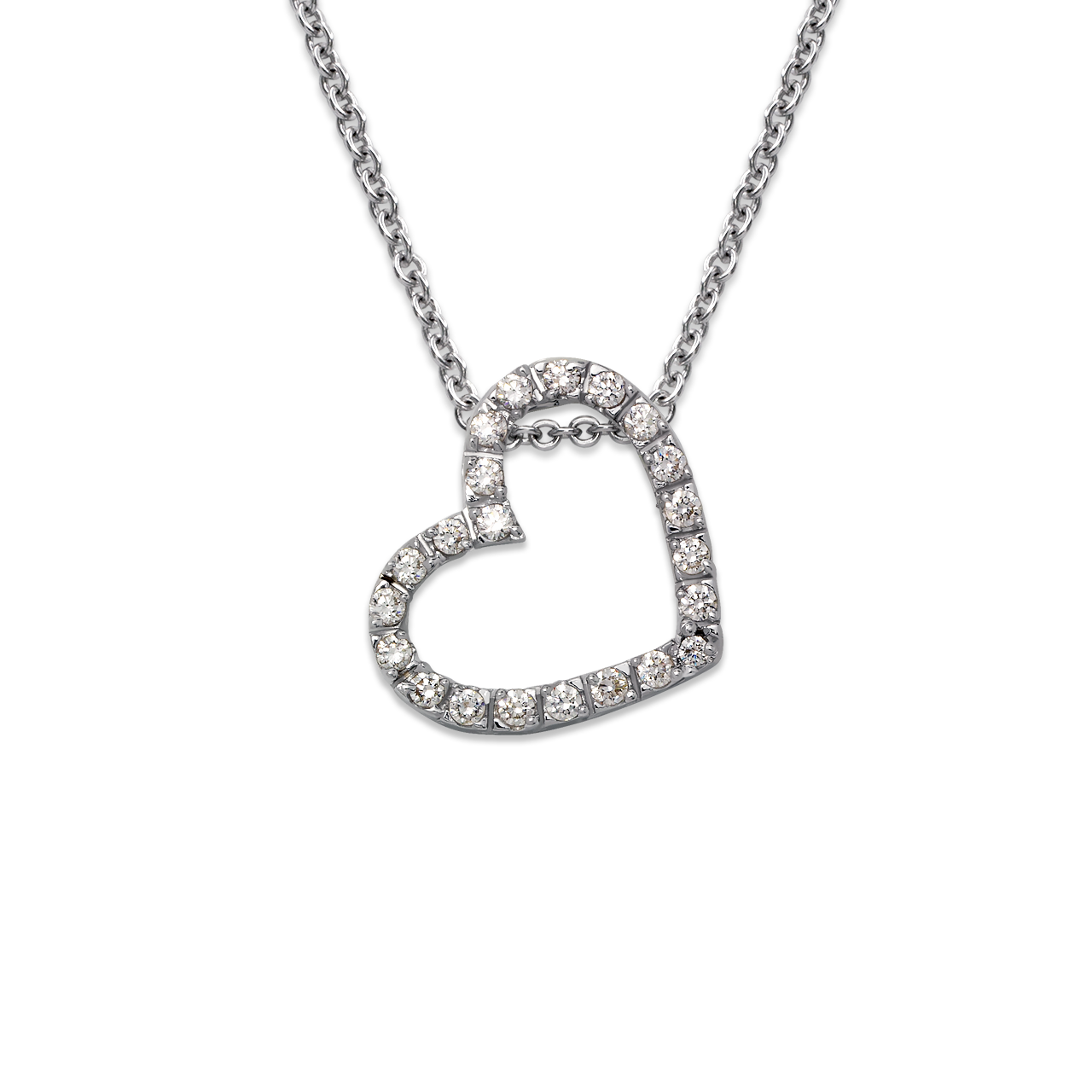 Heart CZ Pendant