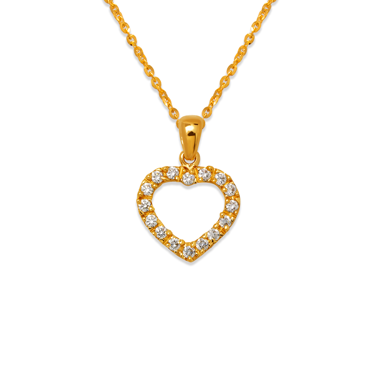 Heart CZ Pendant