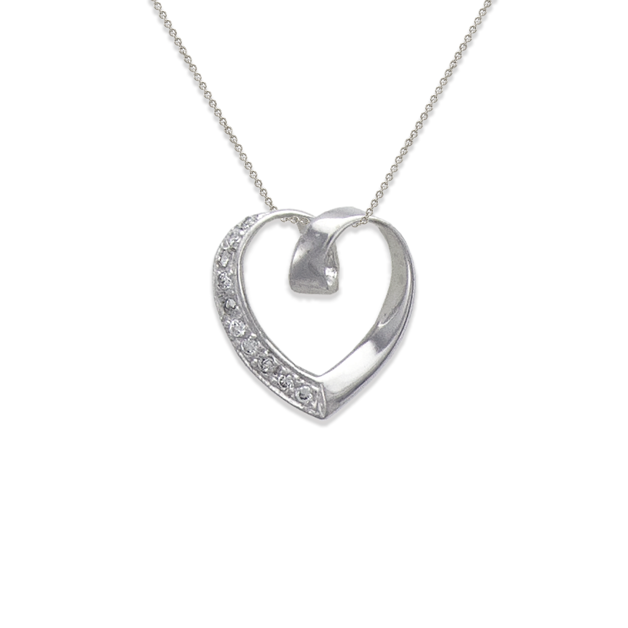 Heart CZ Pendant