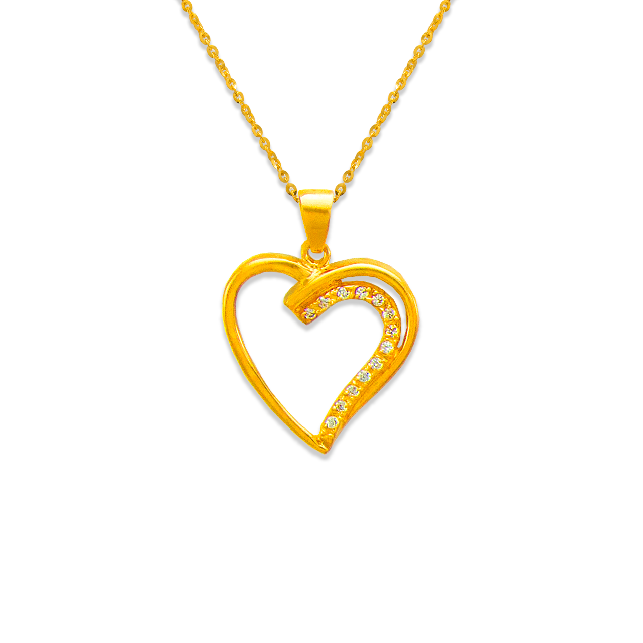 Heart CZ Pendant