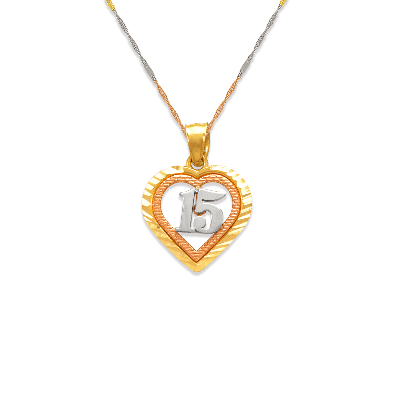 15 Anos Heart Pendant