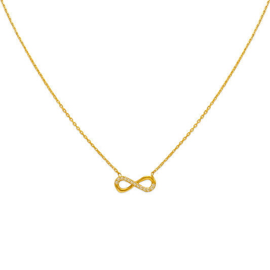 Fancy Infinity CZ Necklace