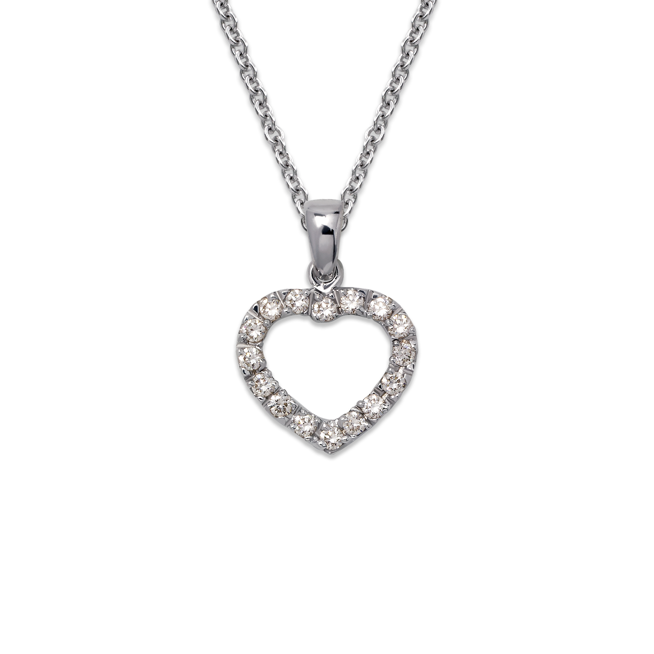 Heart CZ Pendant