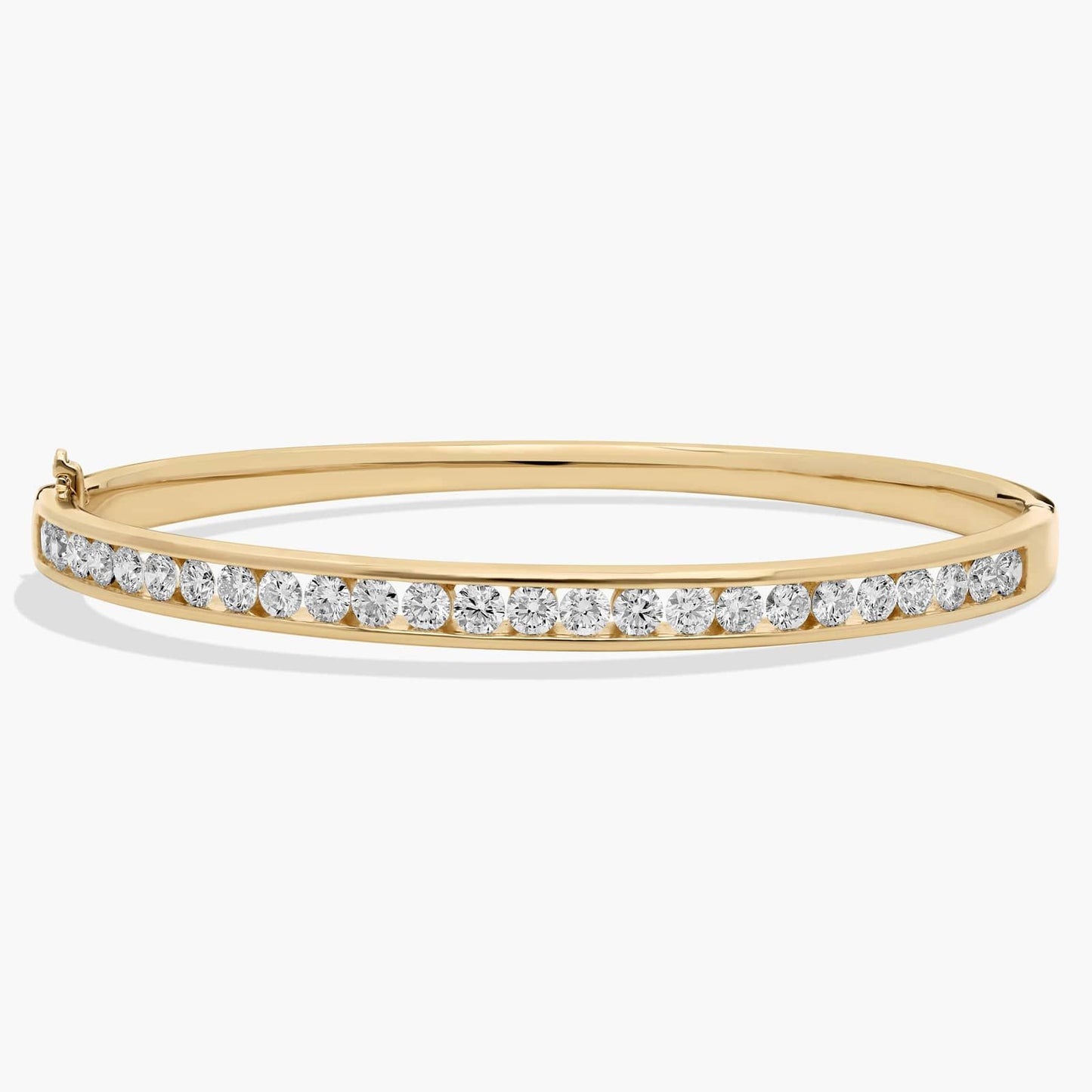 Diamond Channel-Set Bangle Bracelet CHECK