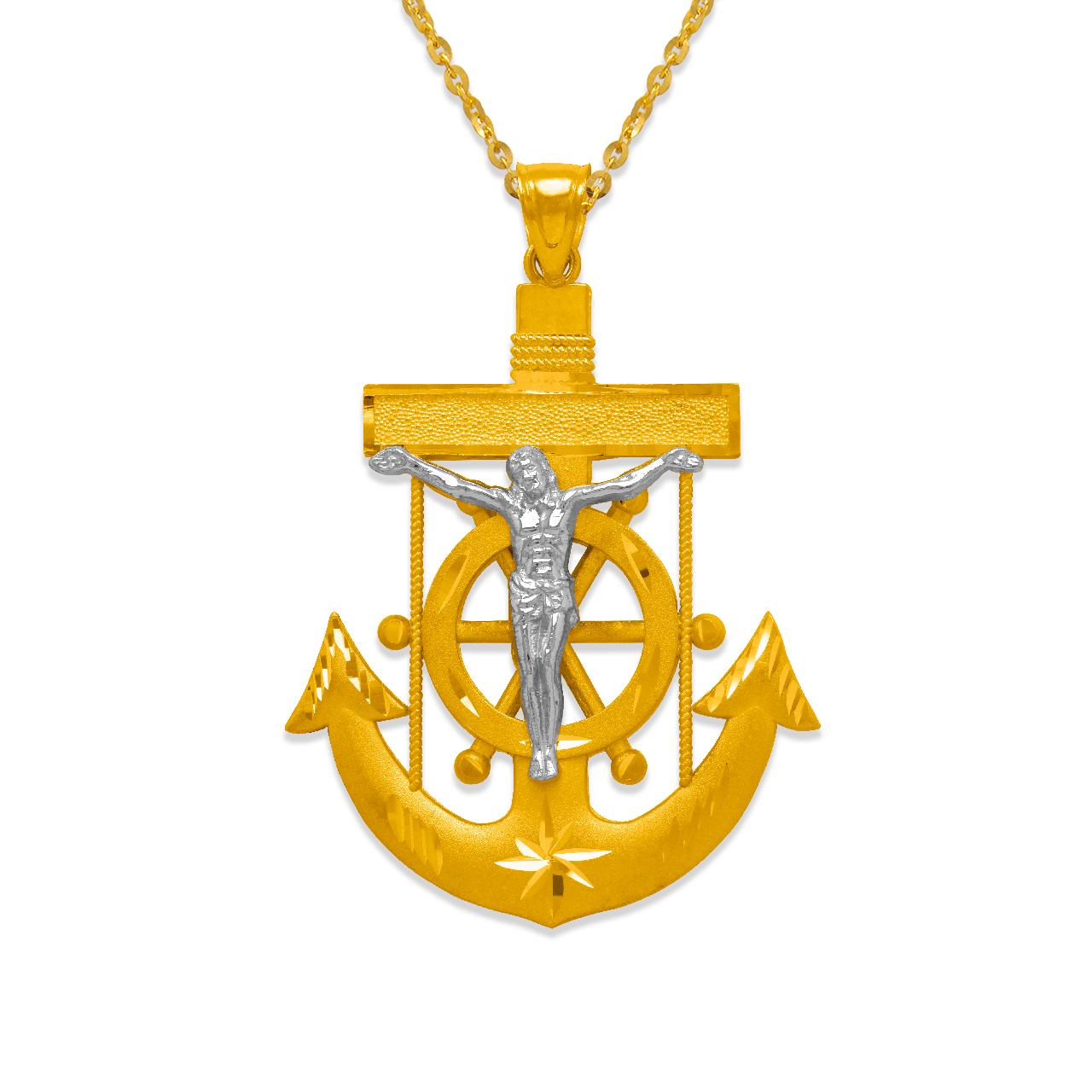 Jesus Anchor Pendant