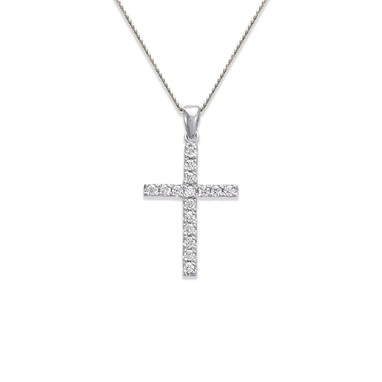 Cross CZ Pendant