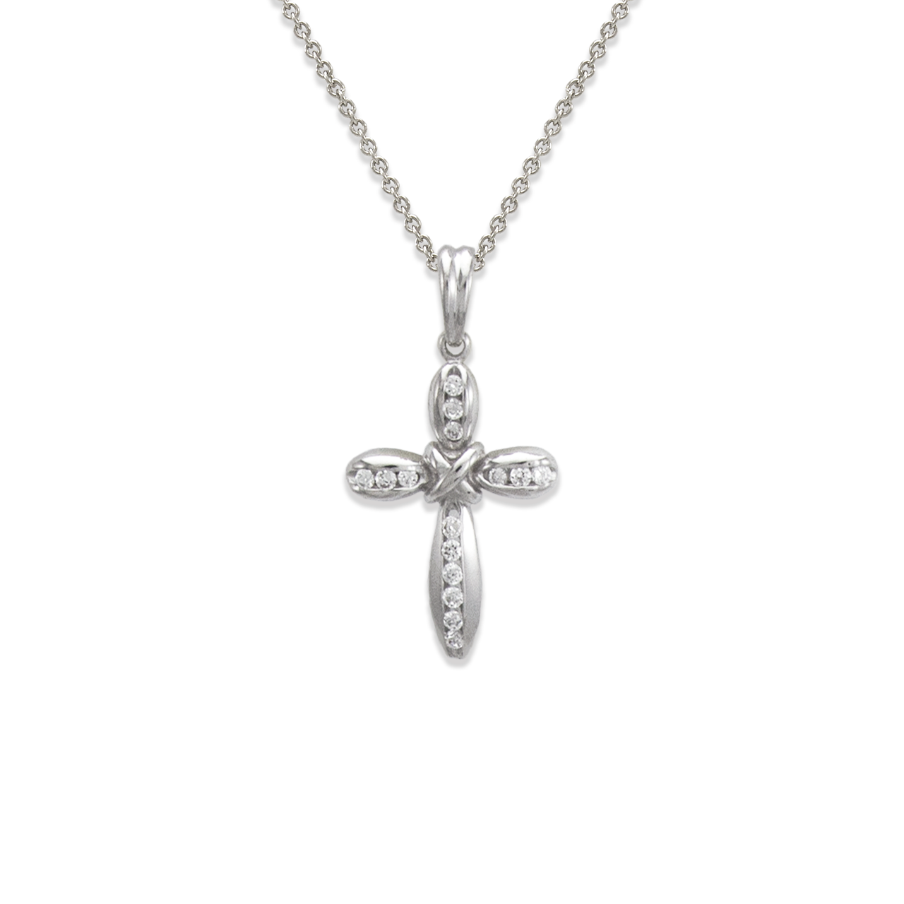 Cross CZ Pendant