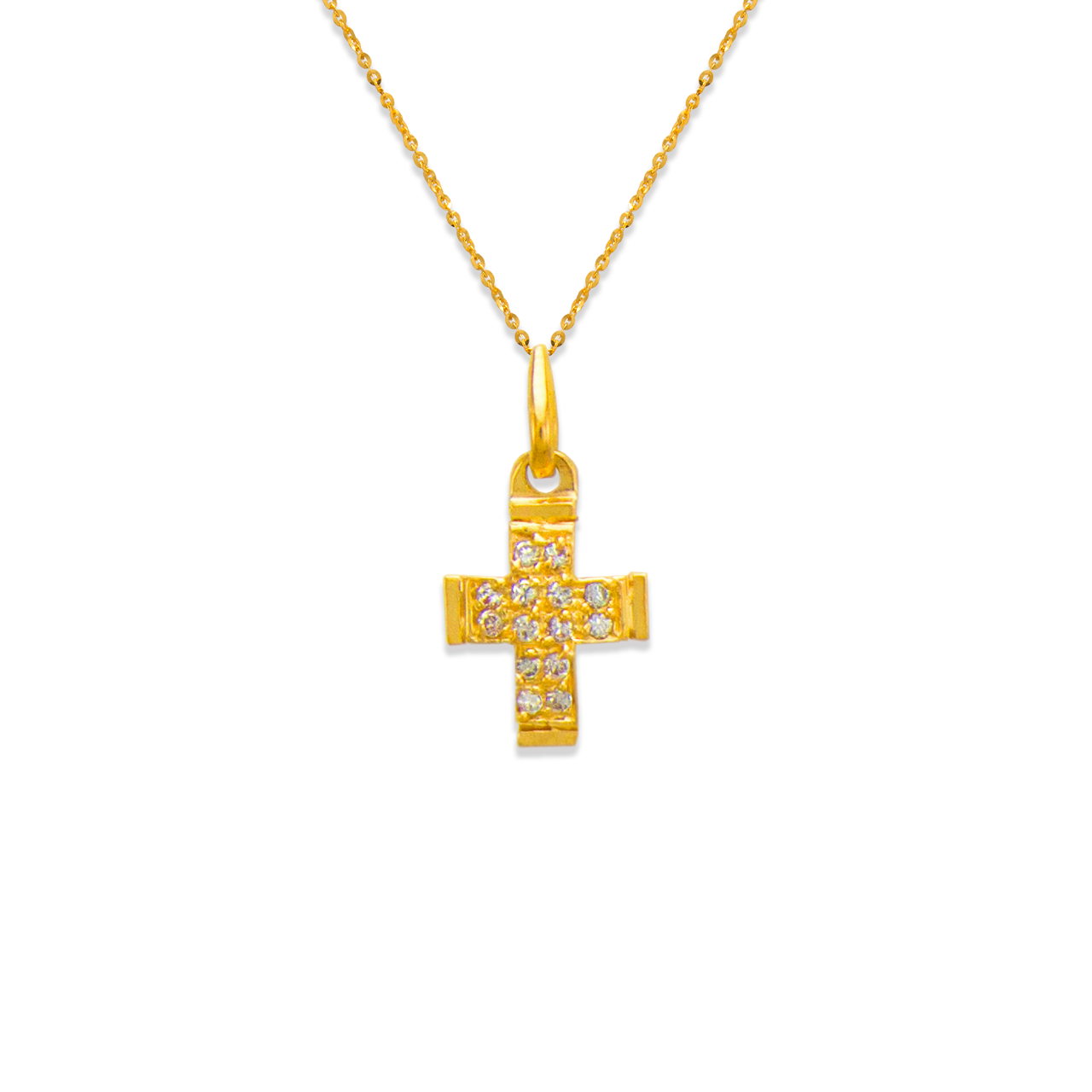 Cross CZ Pendant