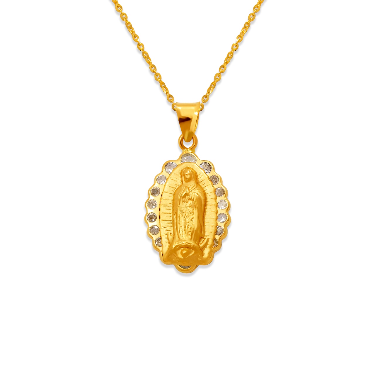 Guadalupe CZ Pendant