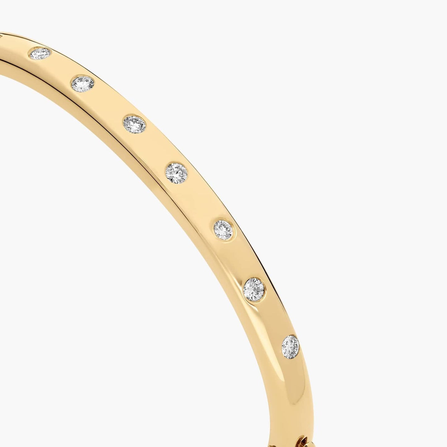 Scattered Diamond Bangle Bracelet