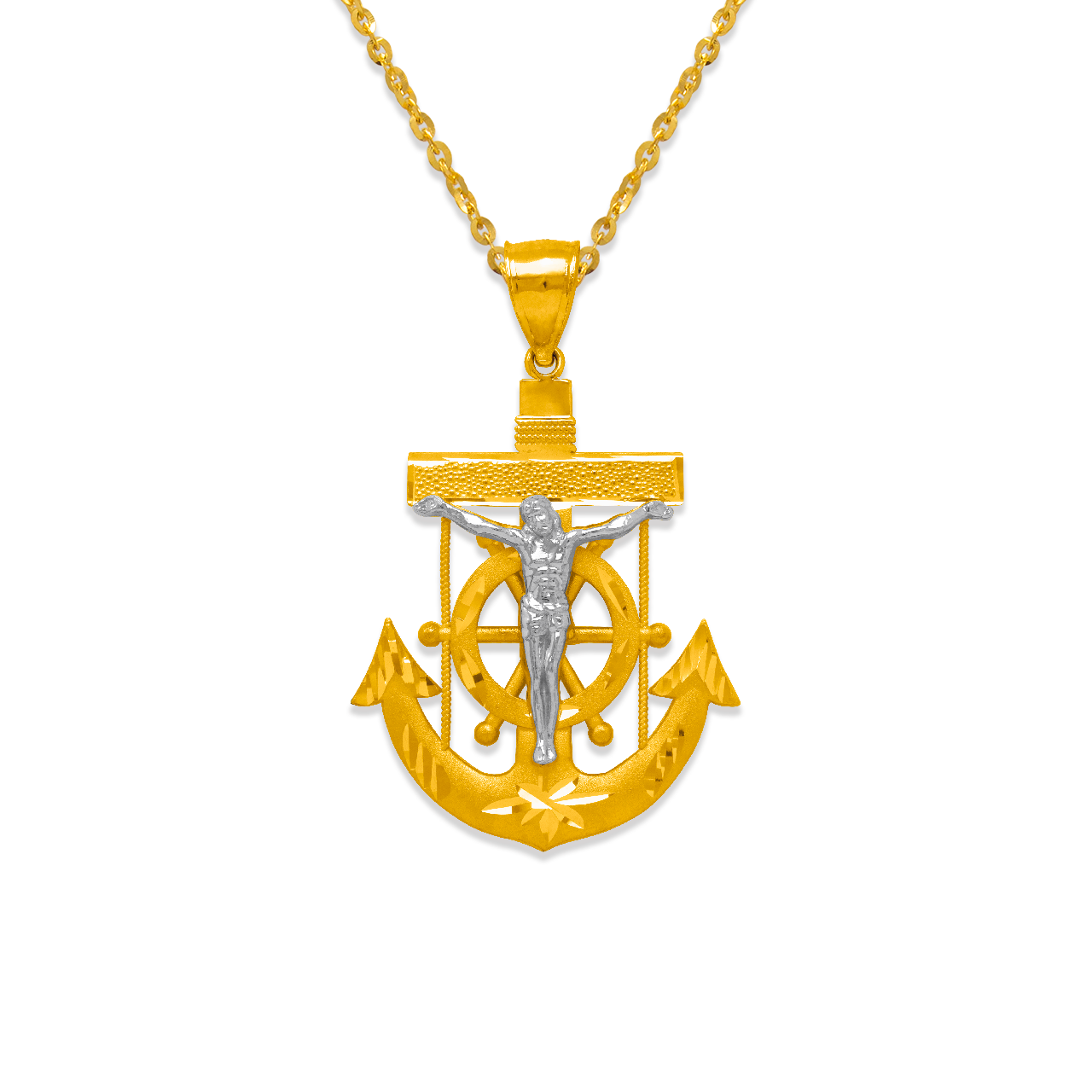 Jesus Anchor Pendant