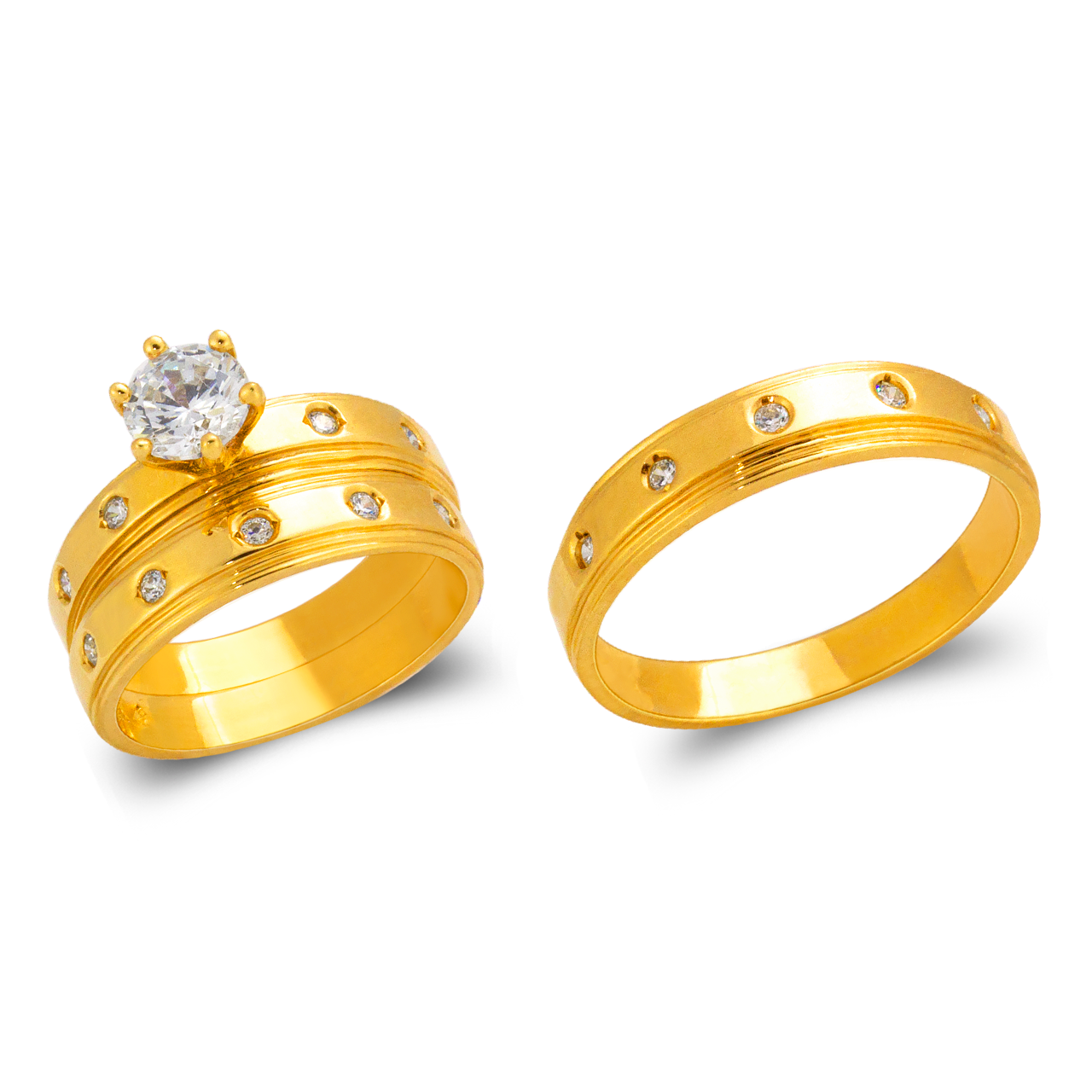 Wedding Trio Ring Set