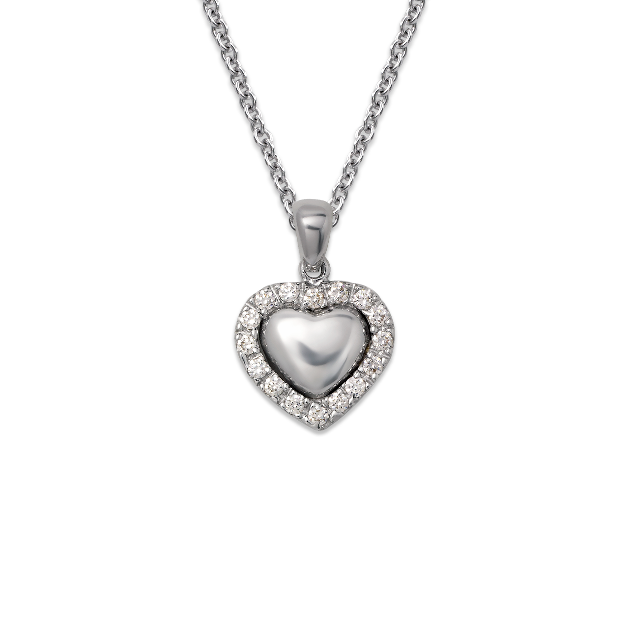 Heart CZ Pendant