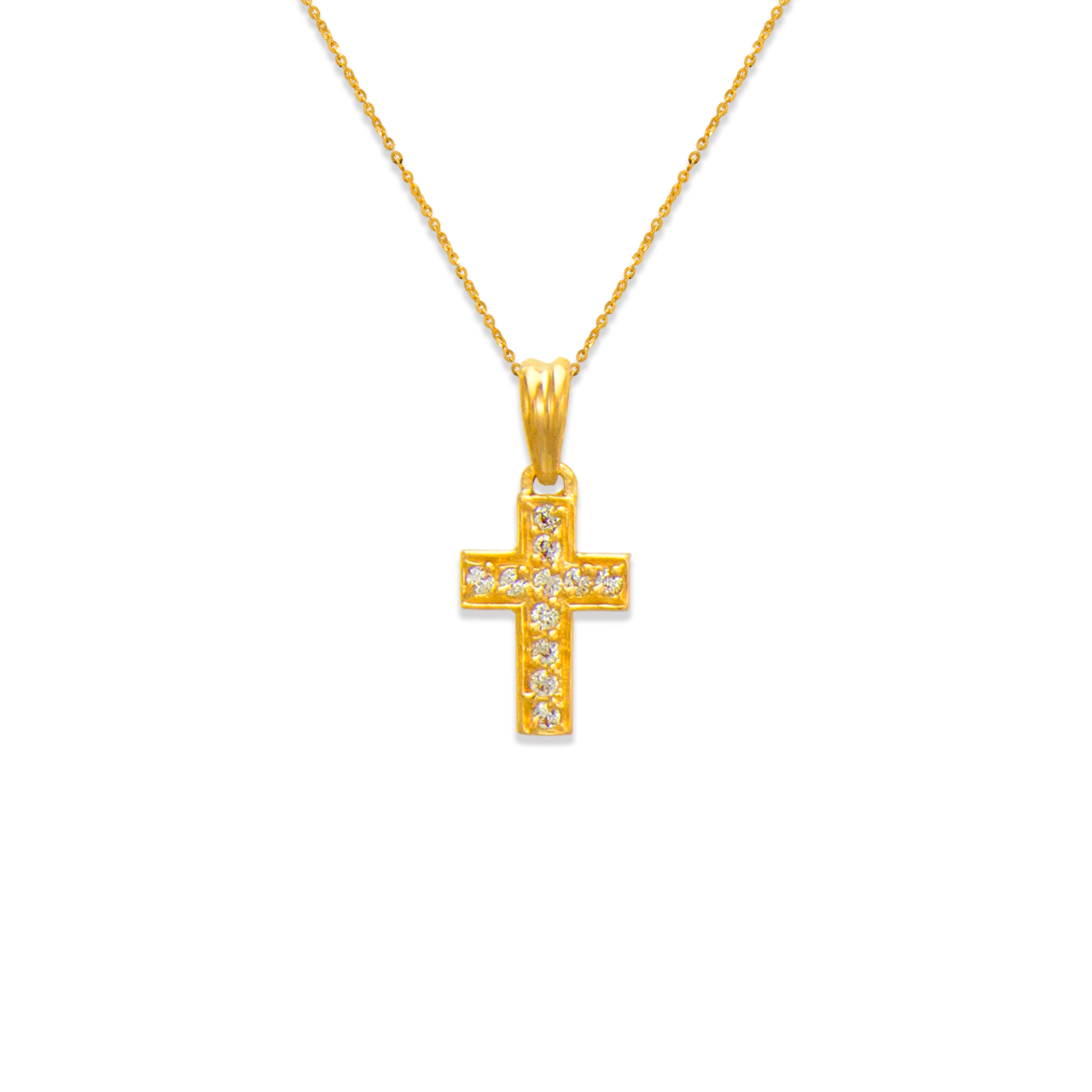 Cross CZ Pendant