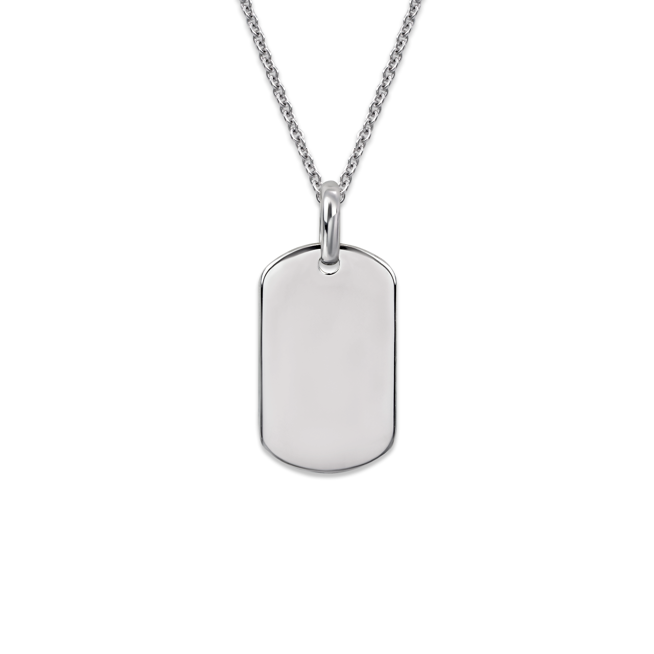 High Polished Rectangle Pendant