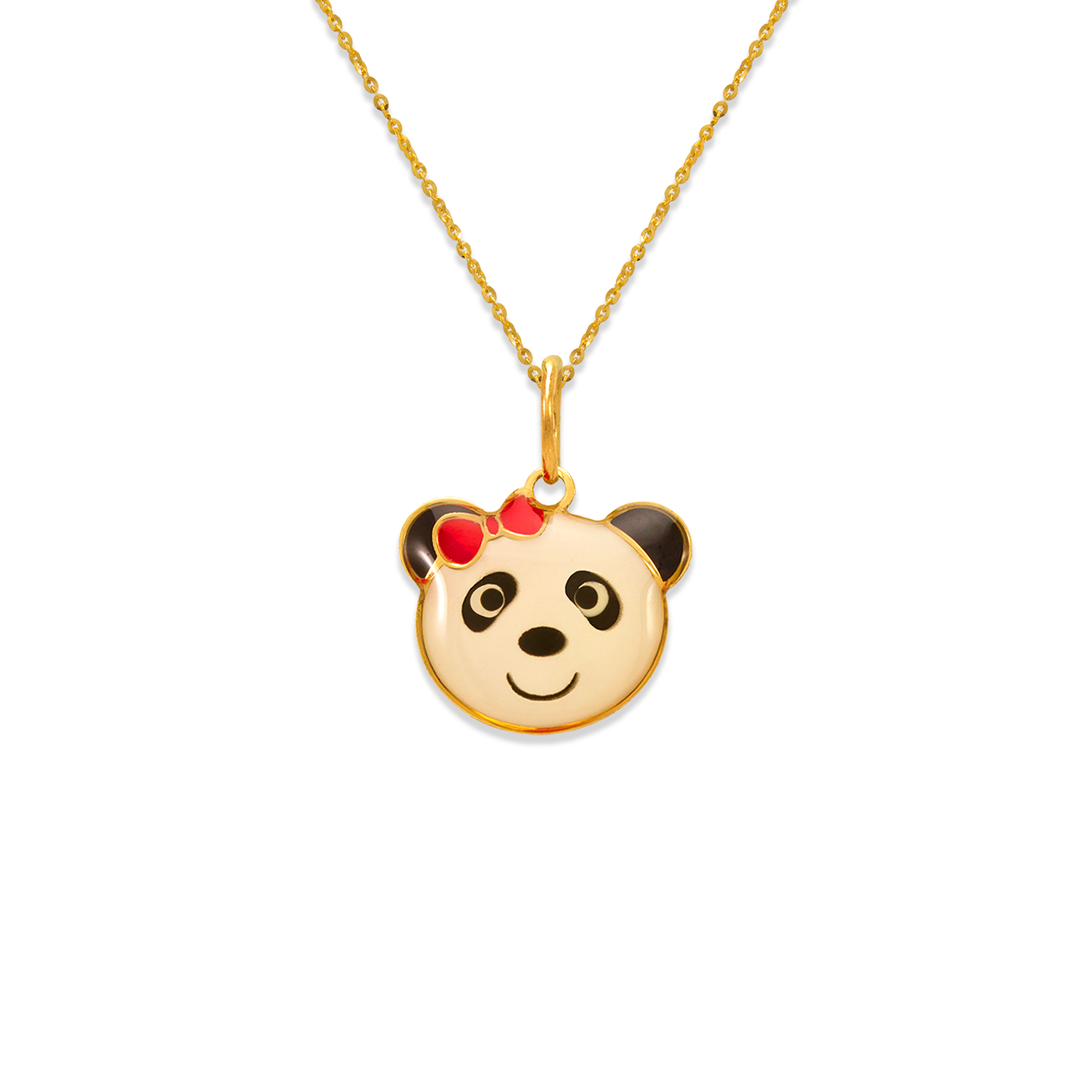 Panda Bear Enamel Pendant