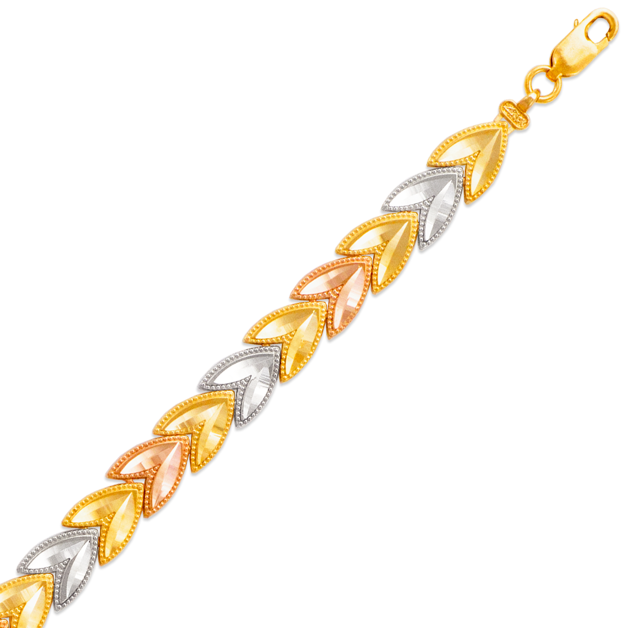 Faceted Diamond Cut Bracelet