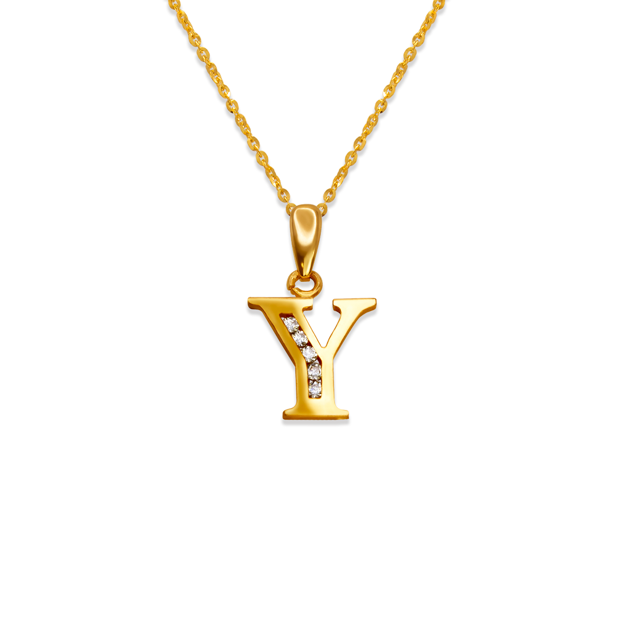 Initial Y Pendant