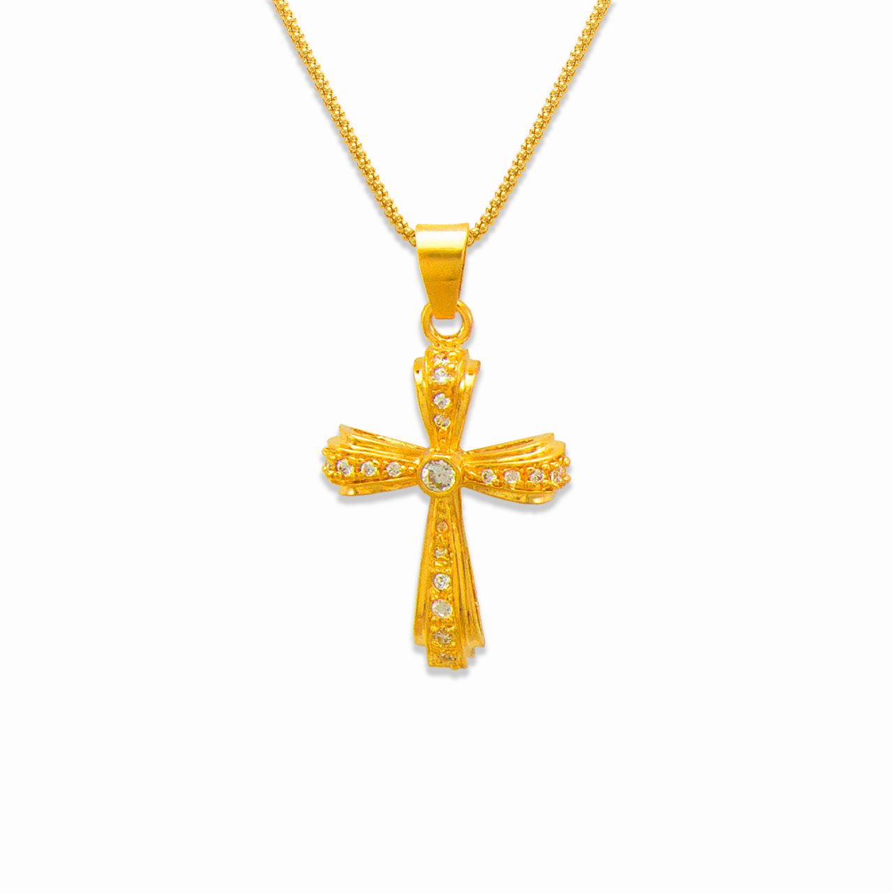 Cross CZ Pendant