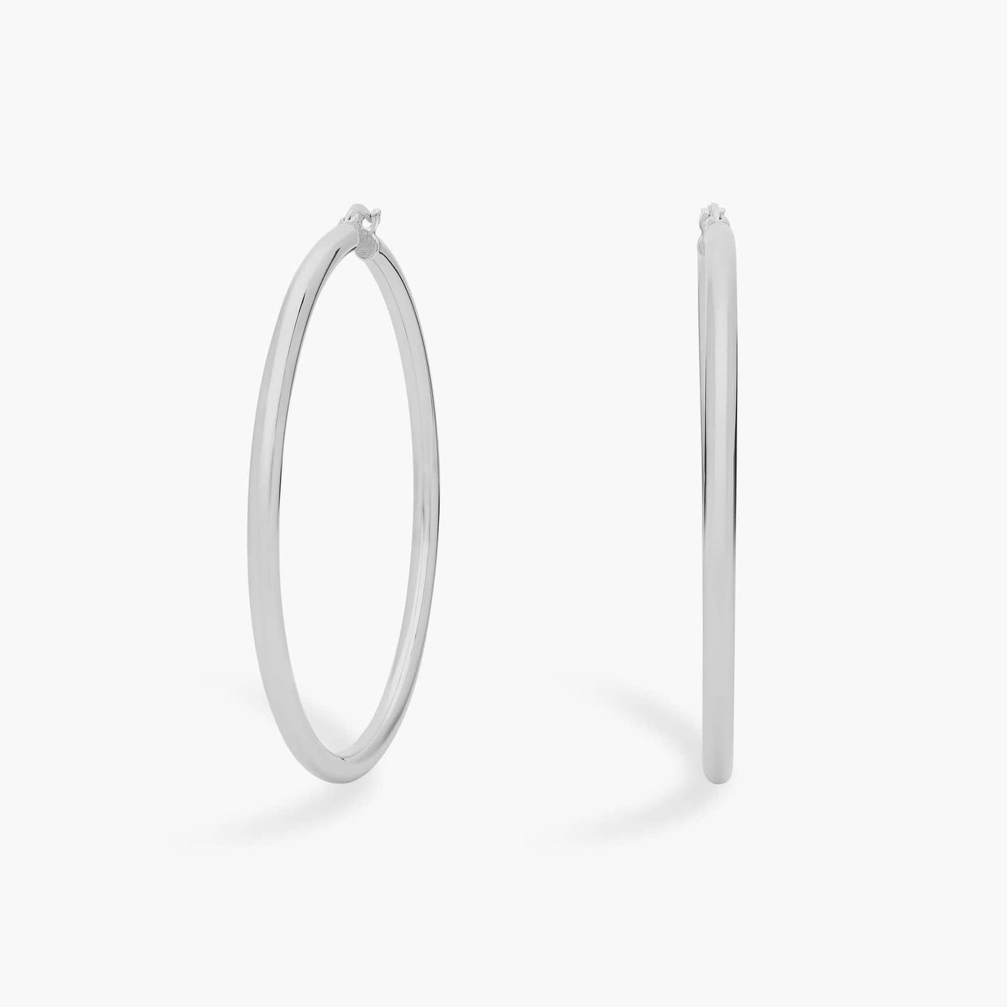 Statement Polished Hoop Earrings