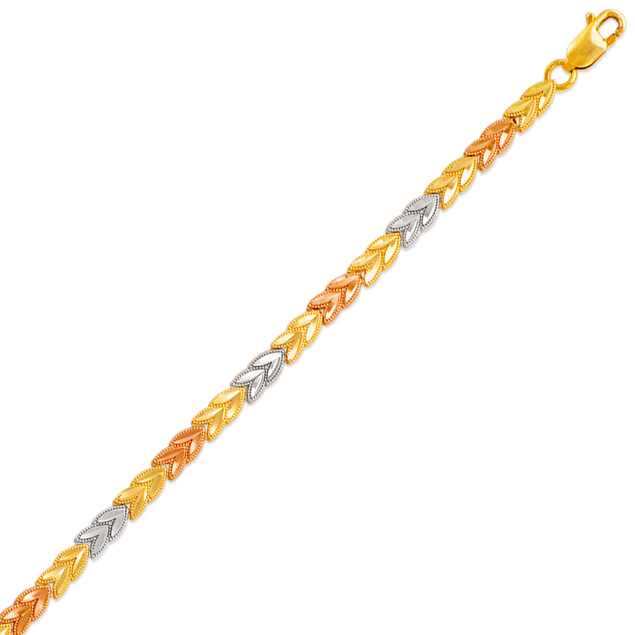 Faceted Diamond Cut Bracelet