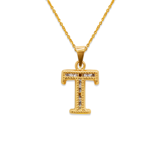 Initial T Pendant