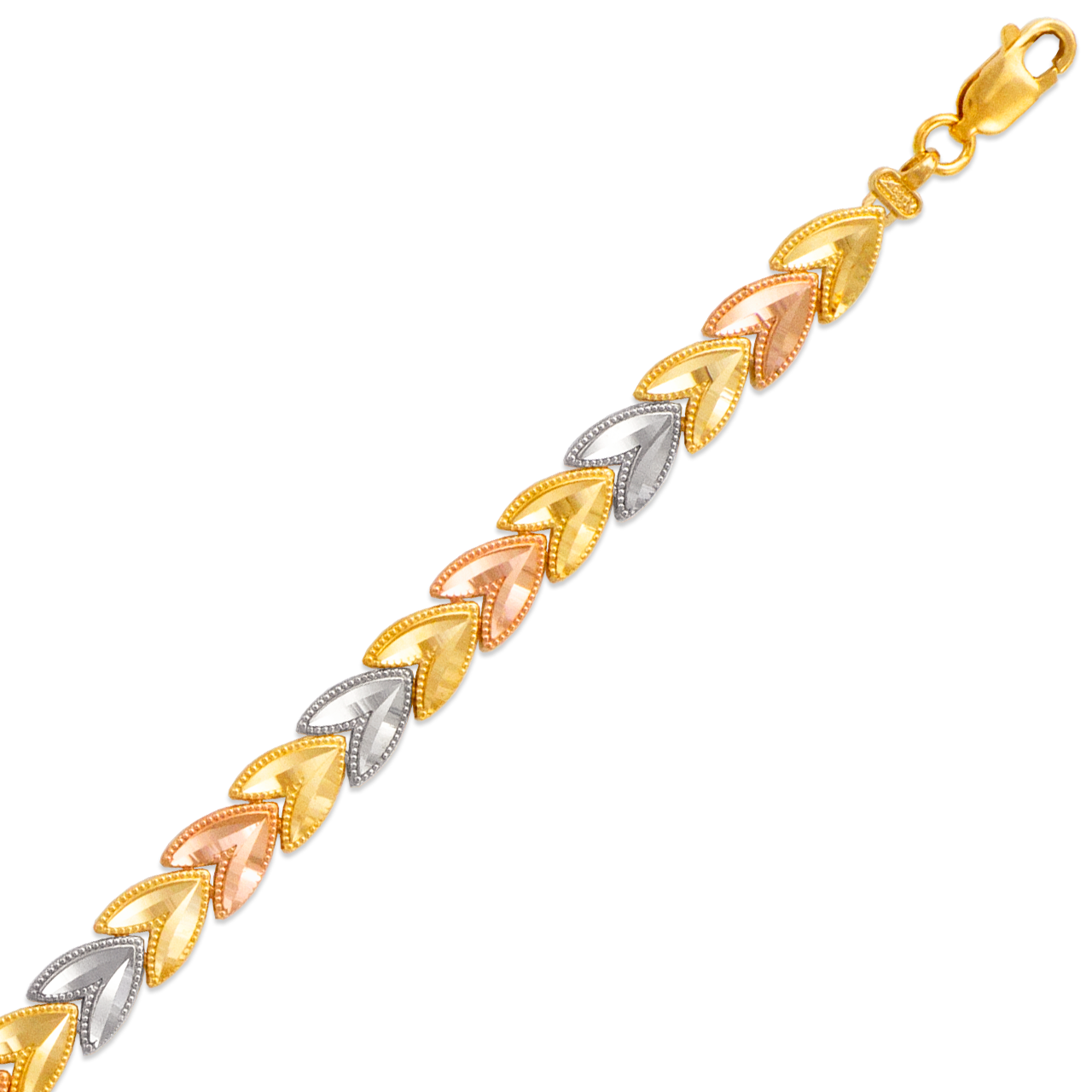 Faceted Diamond Cut Bracelet