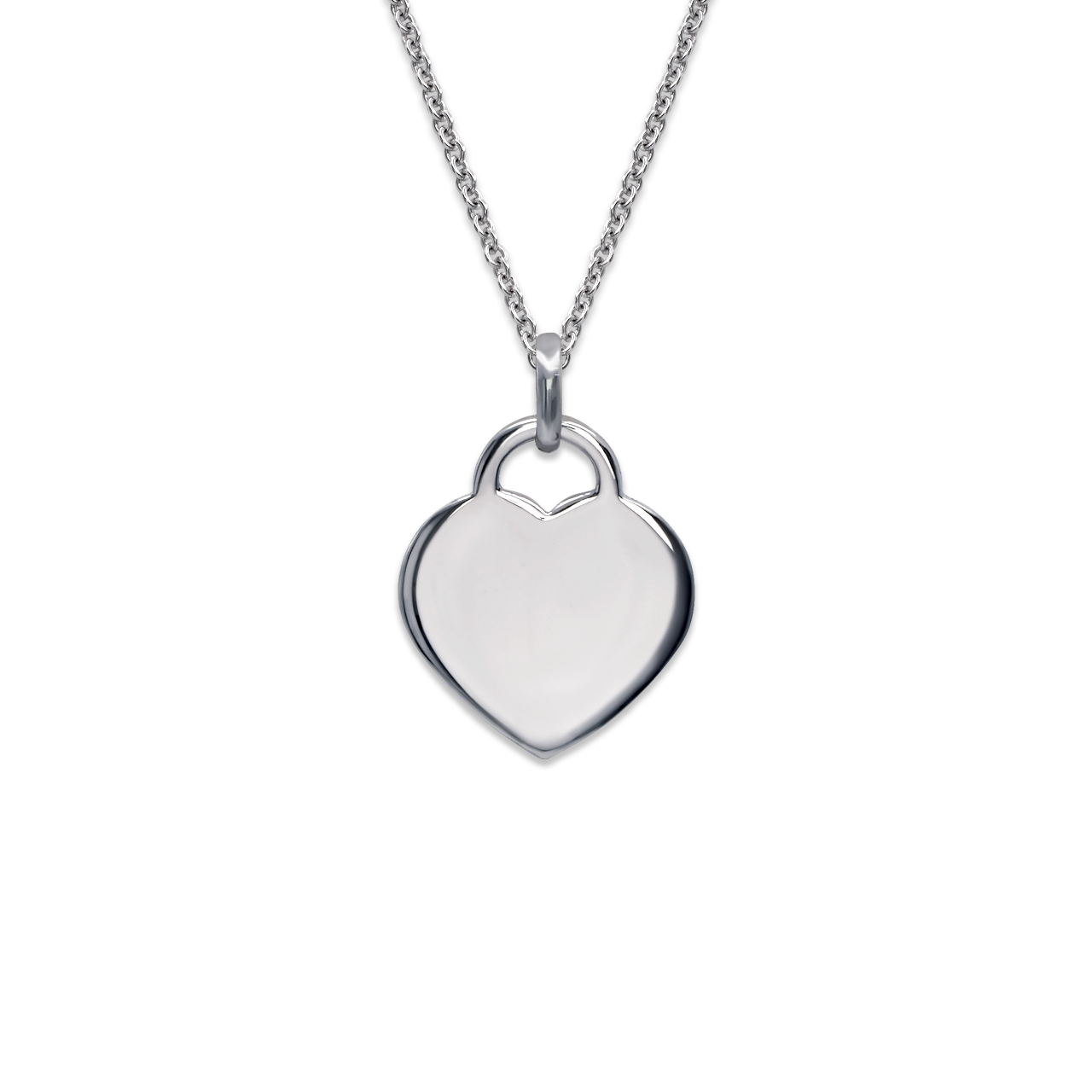 High Polished Heart Pendant